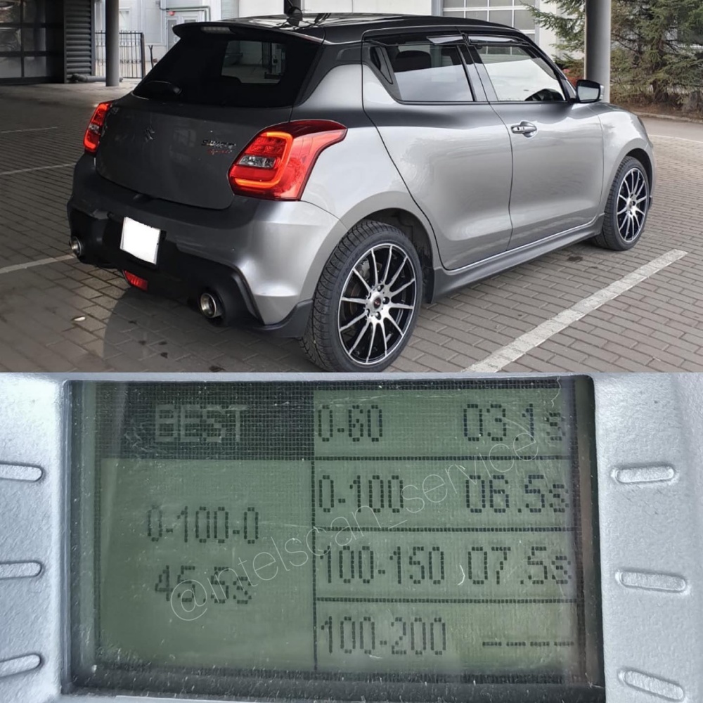 Suzuki Swift 1.4 turbo, AT. 140 л.с в стоке